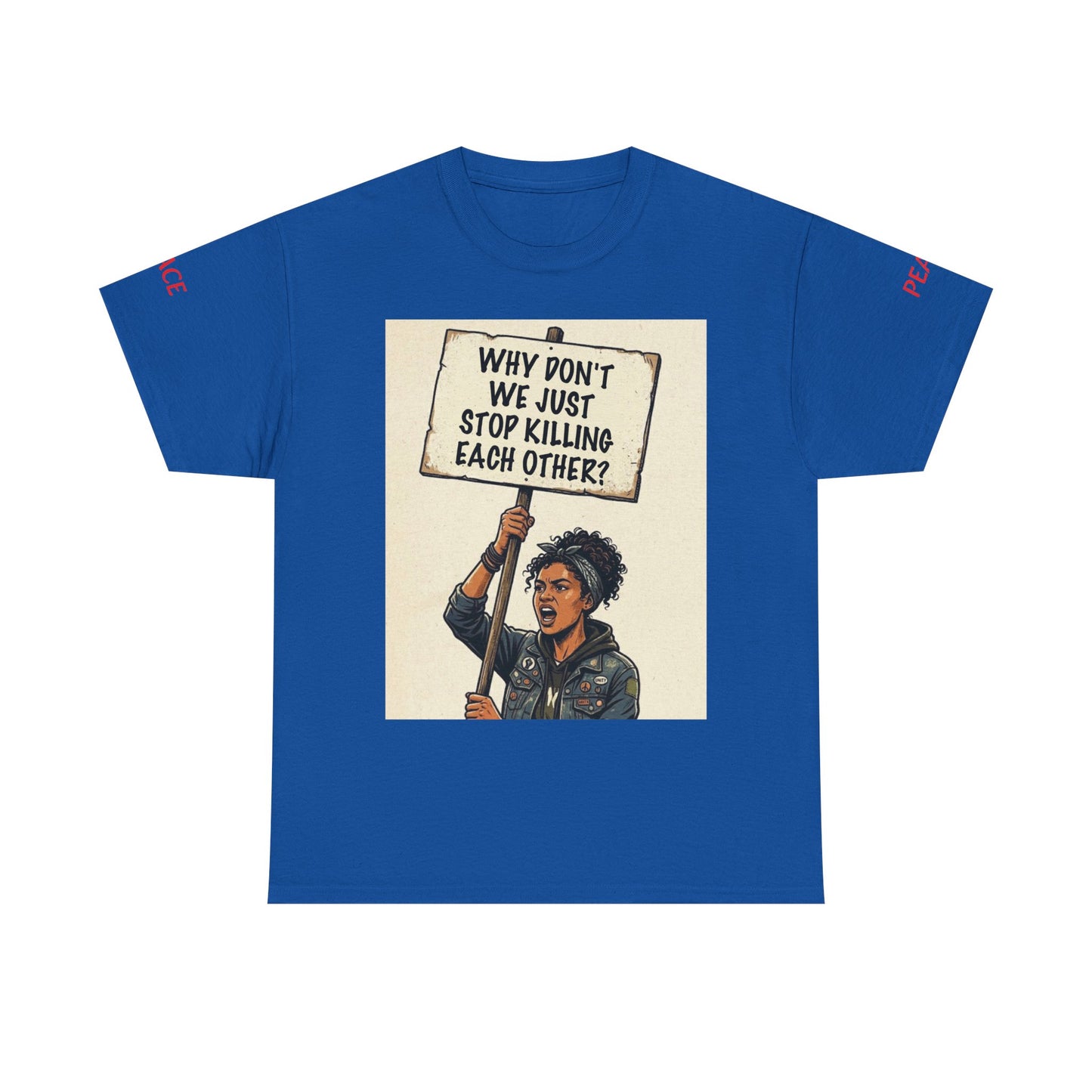 Graphic Tee — "CHOOSE PEACE" Shirt