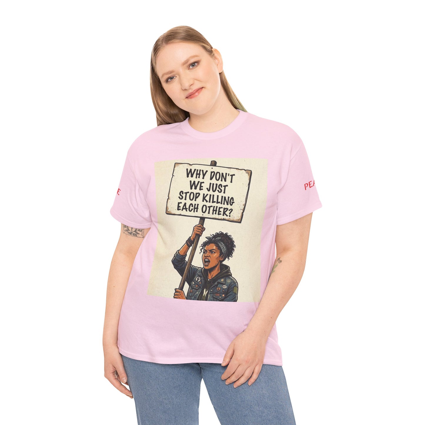 Graphic Tee — "CHOOSE PEACE" Shirt