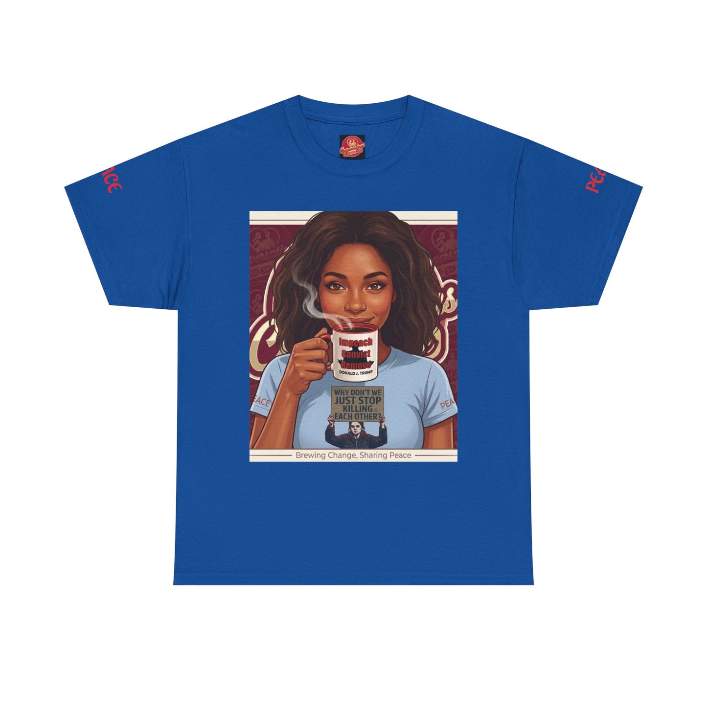 Coffee Lover Tee  "Sharing Change, Sharing Hope"