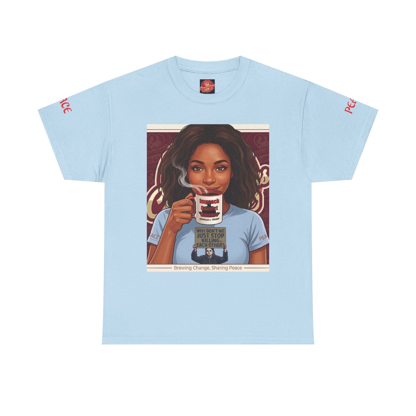 Coffee Lover Tee  "Sharing Change, Sharing Hope"