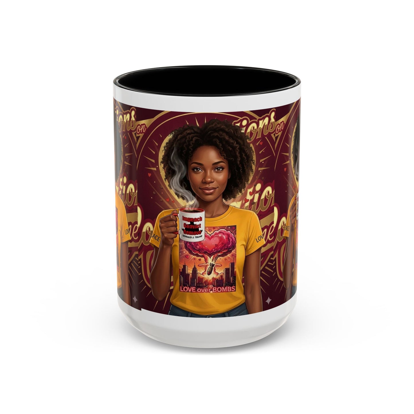 Love Over Bombs- Coffee Mug