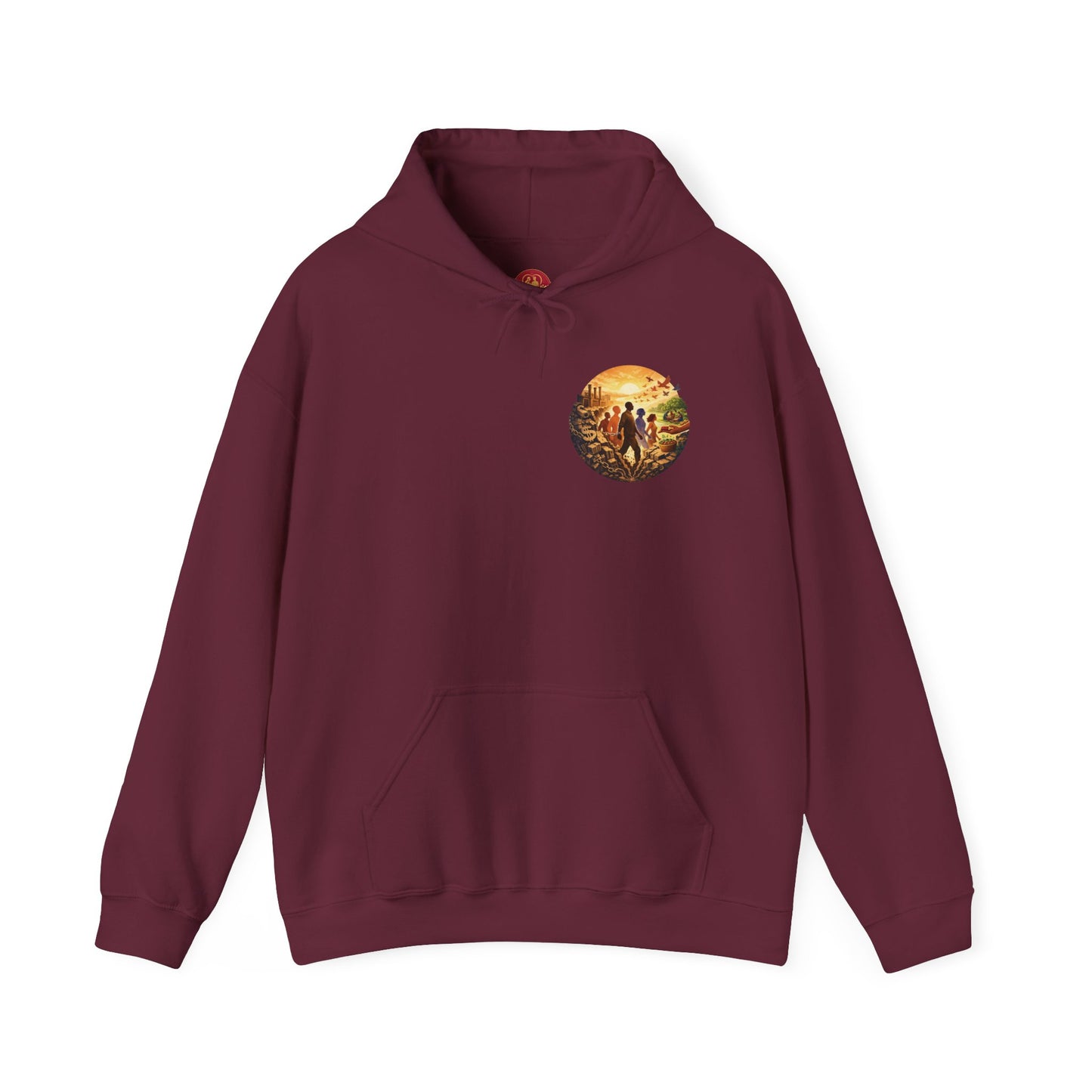 Liberation is Collective Hoodie — "We Move Forward Together" Artwork {Unisex}