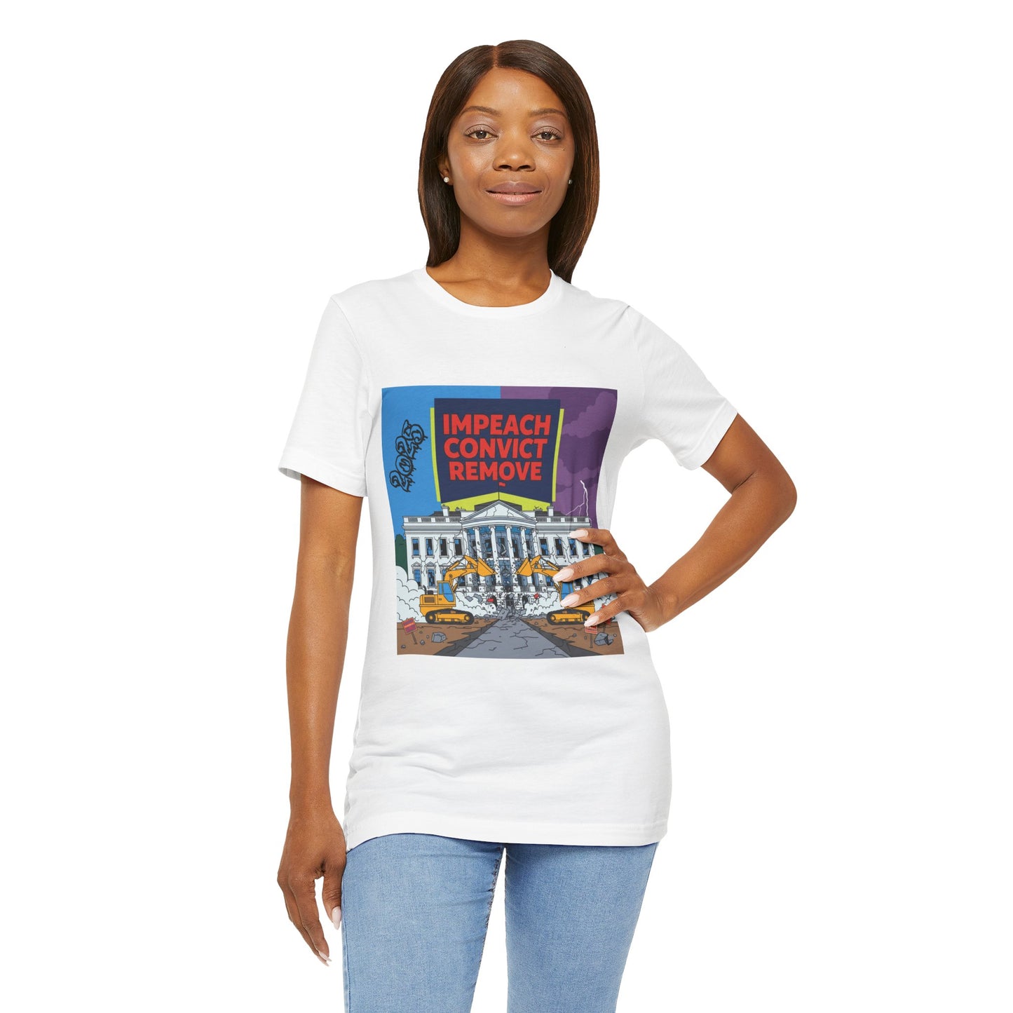 Impeach Convict Remove White House Protest Tee