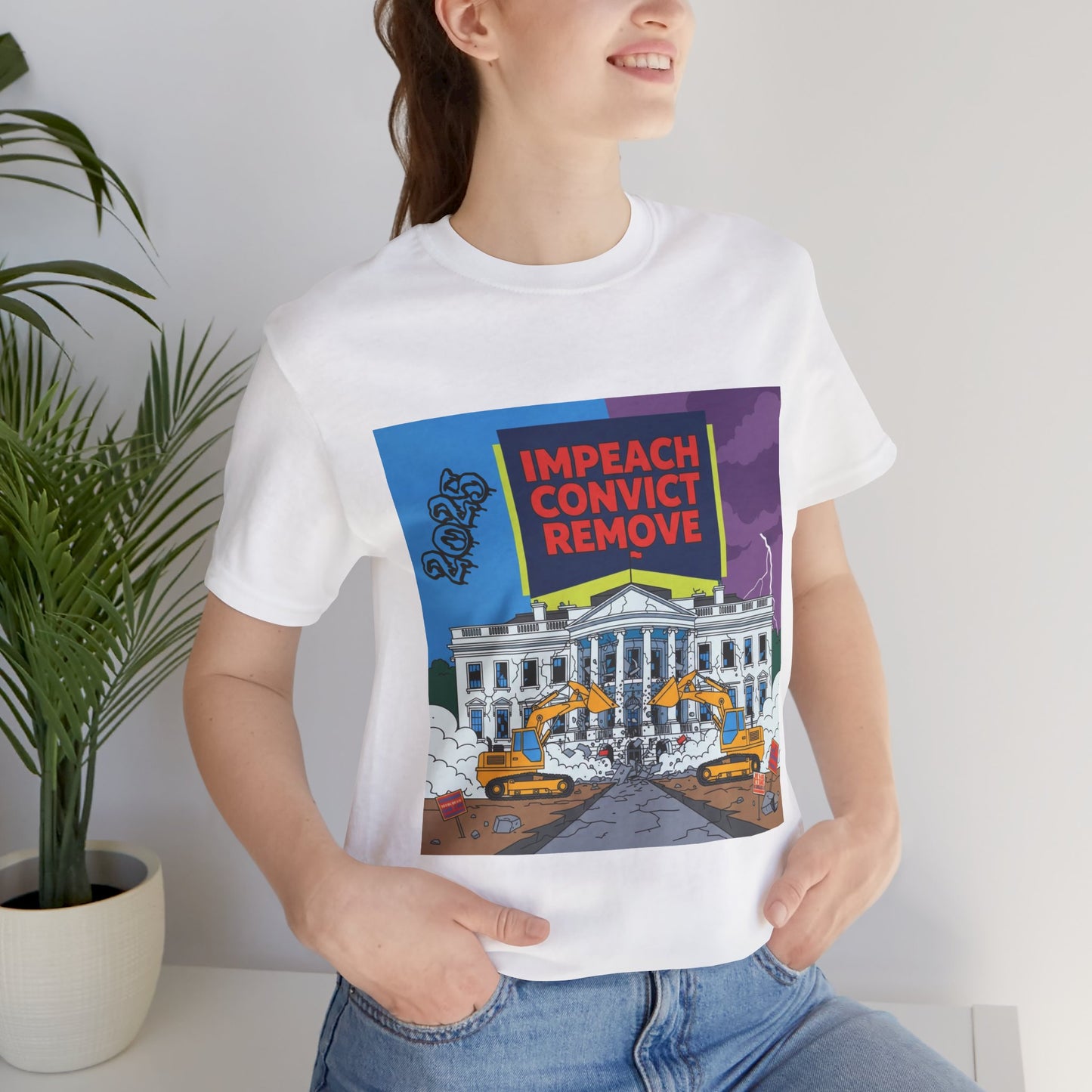 Impeach Convict Remove White House Protest Tee