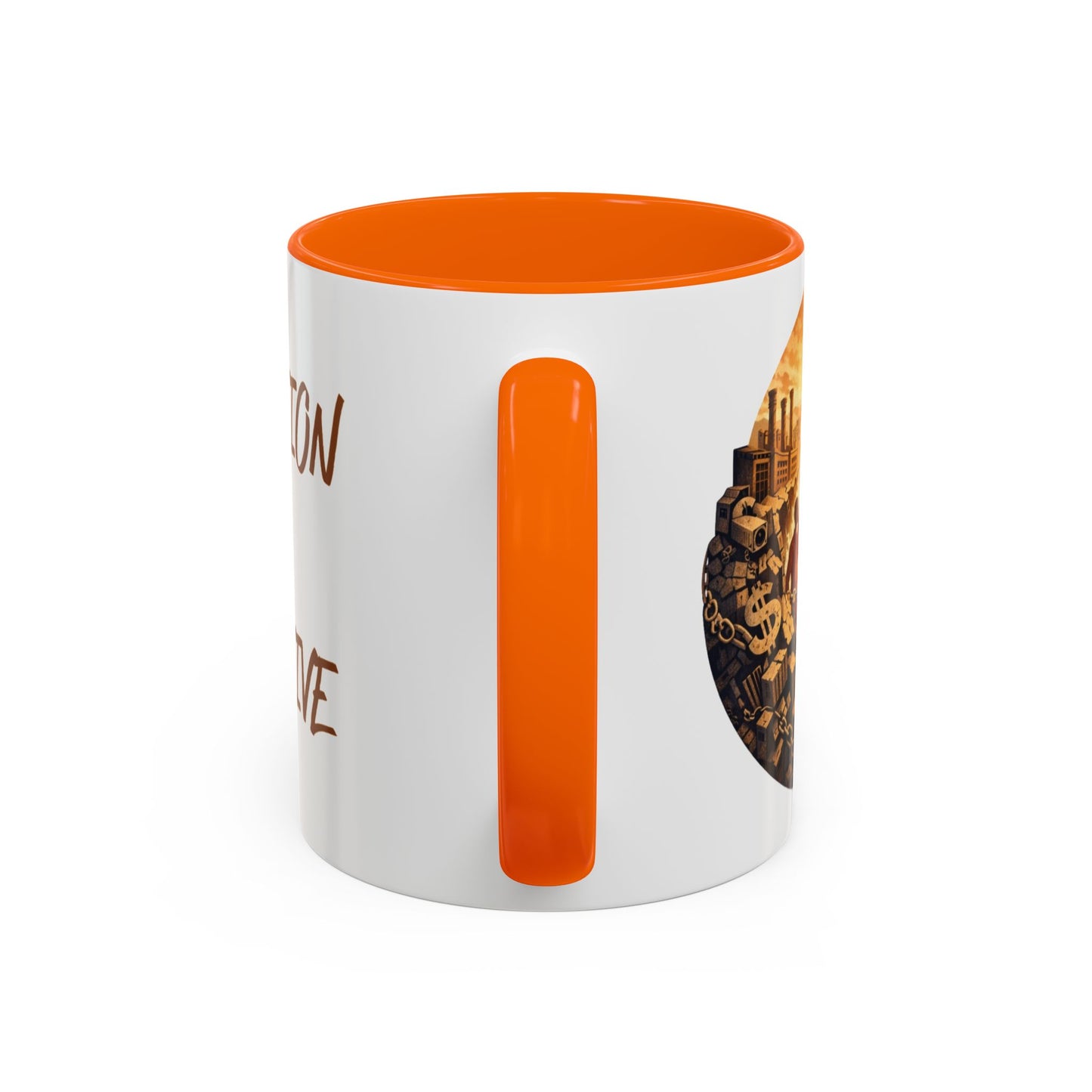 Liberation Is Collective Accent Coffee Mug - Black Handle 11/15oz