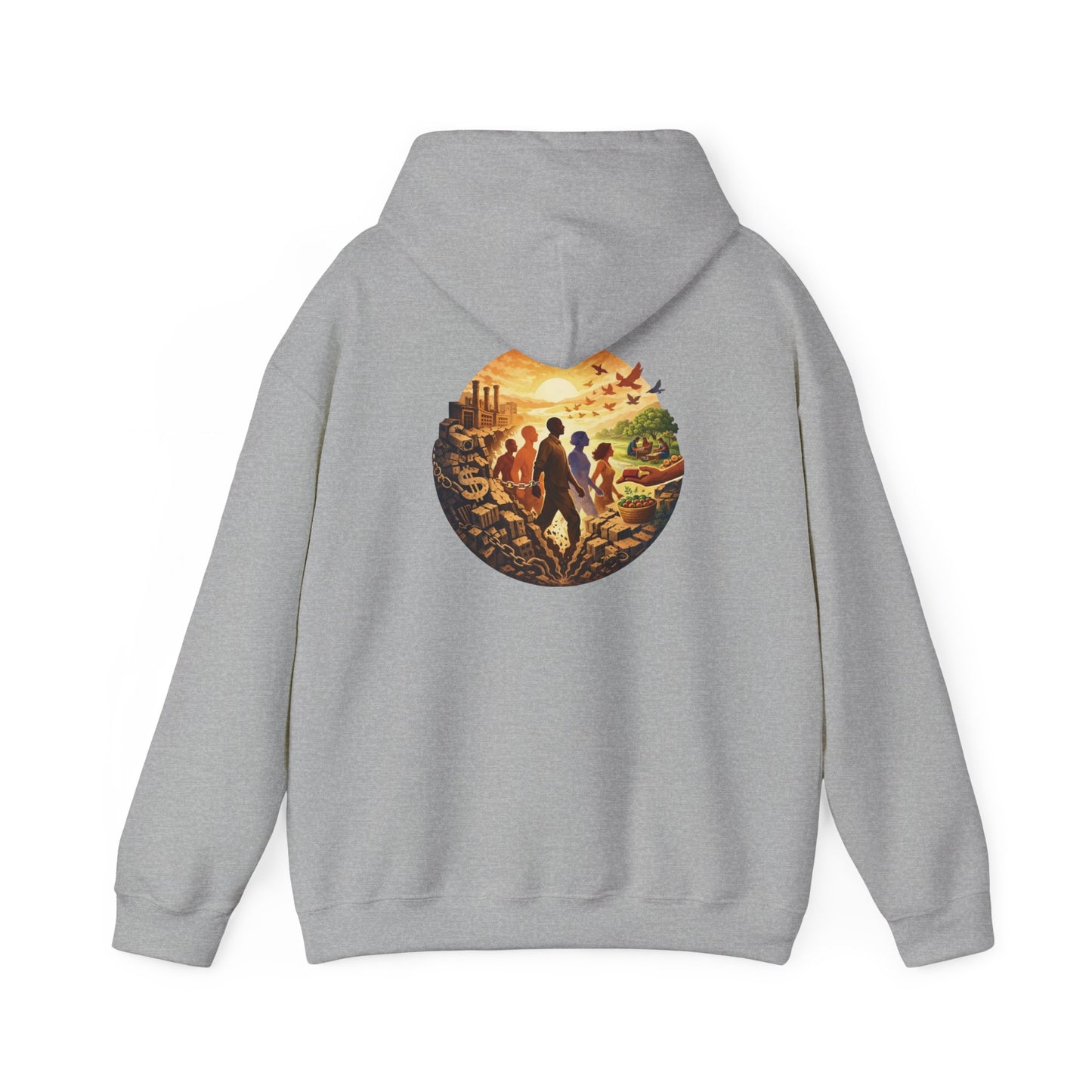 Liberation is Collective Hoodie — "We Move Forward Together" Artwork {Unisex}