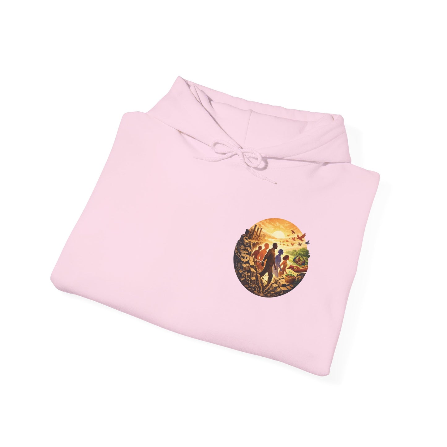 Liberation is Collective Hoodie — "We Move Forward Together" Artwork {Unisex}