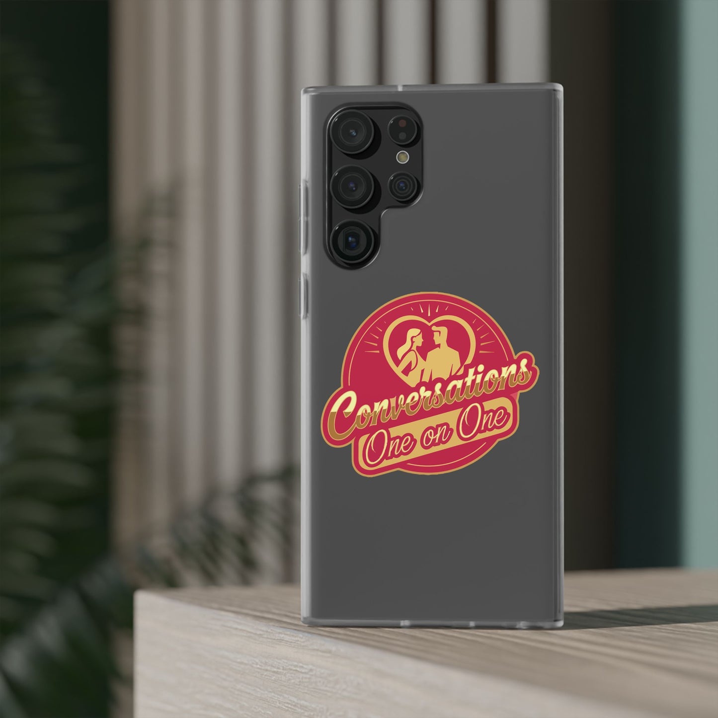 Phone Case — Conversations One on One Retro Phone Case | Slim Matte TPU for iPhone & Samsung