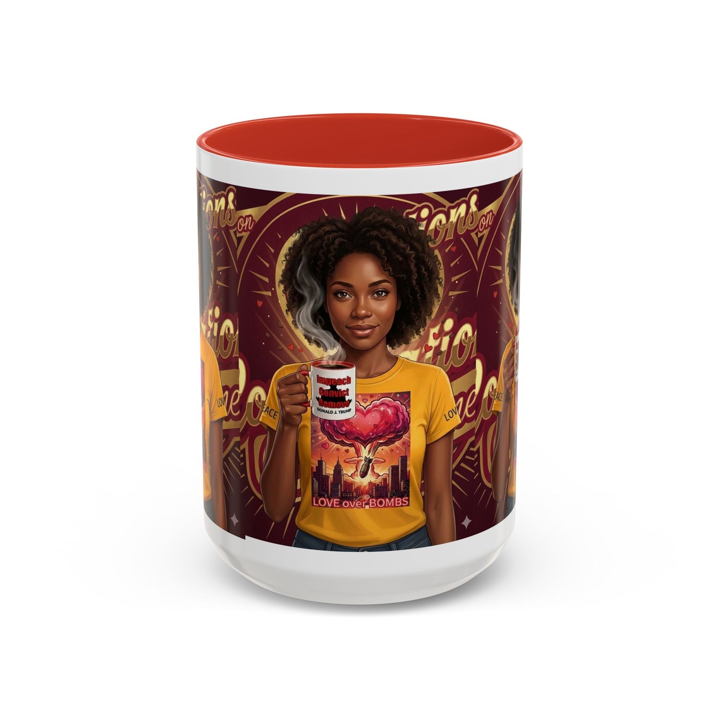 Love Over Bombs- Coffee Mug