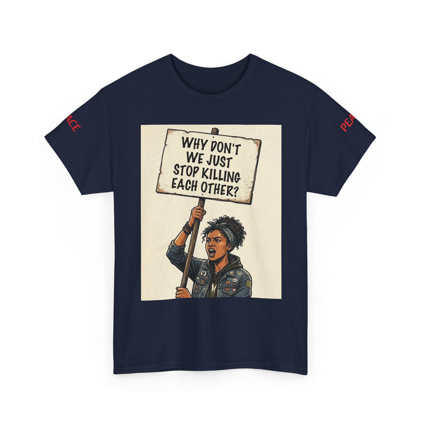 Graphic Tee — "CHOOSE PEACE" Shirt