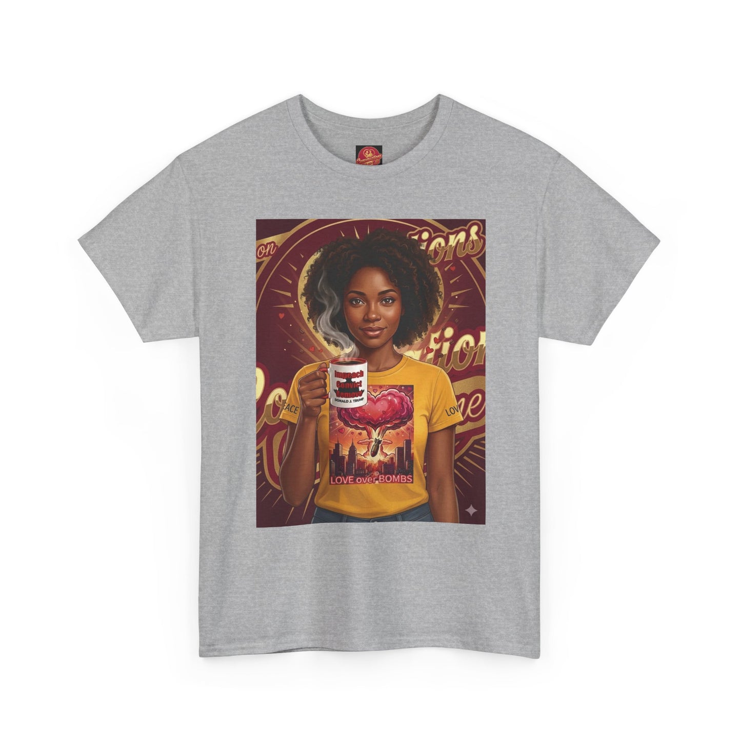 Vintage Coffee /Bombs Vibes Graphic Tee - Retro Aesthetic Unisex Cotton T-Shirt