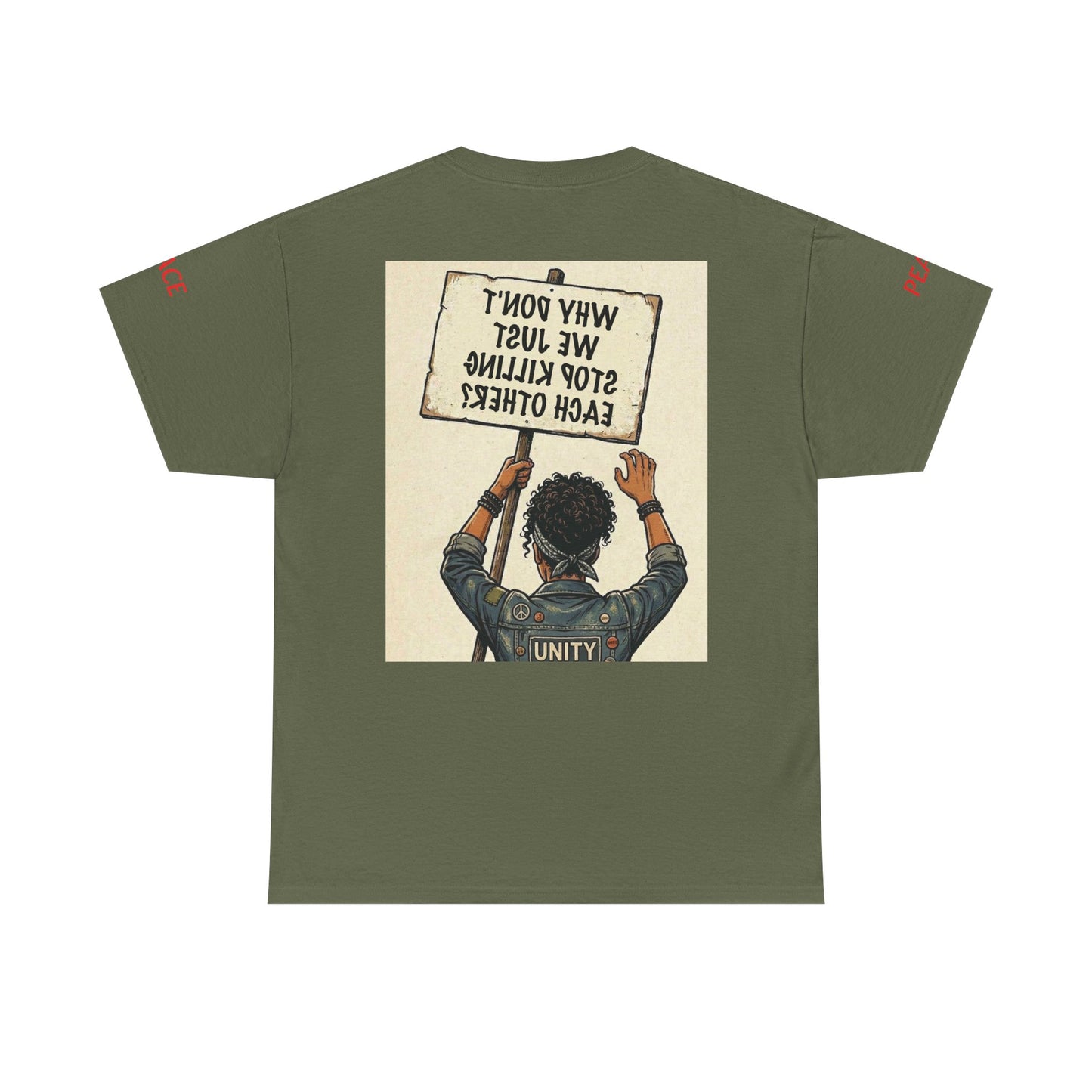 Graphic Tee — "CHOOSE PEACE" Shirt