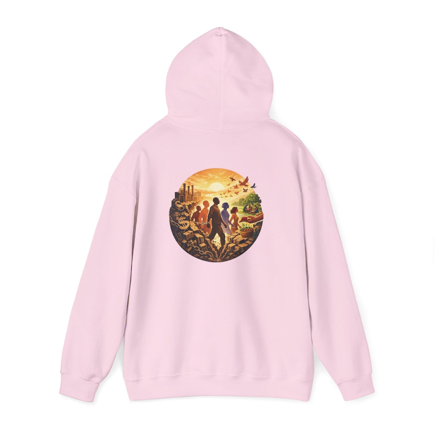 Liberation is Collective Hoodie — "We Move Forward Together" Artwork {Unisex}