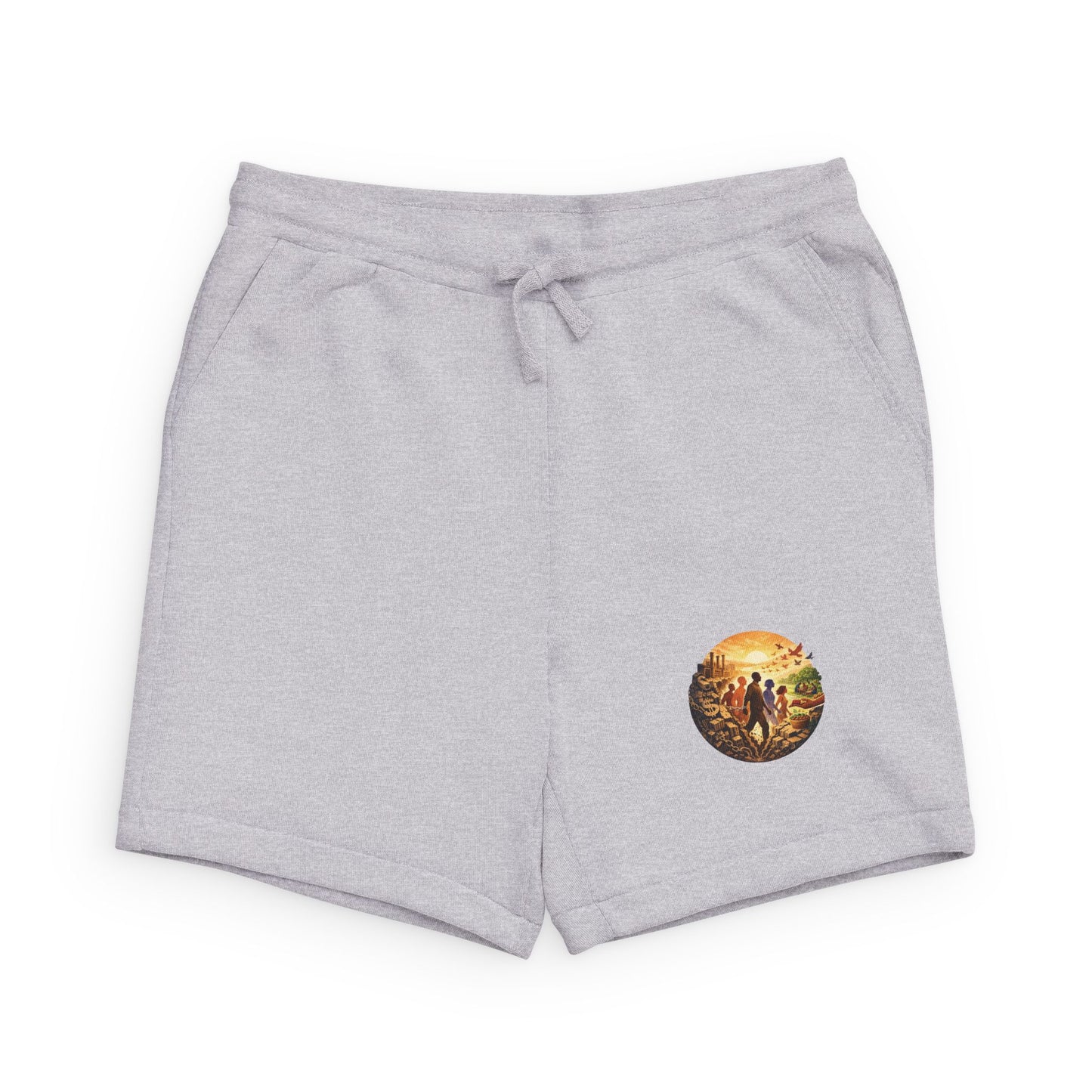 Liberation is Collective - Unisex Sponge Fleece Lounge Shorts | Premium Graphic Sweatshorts