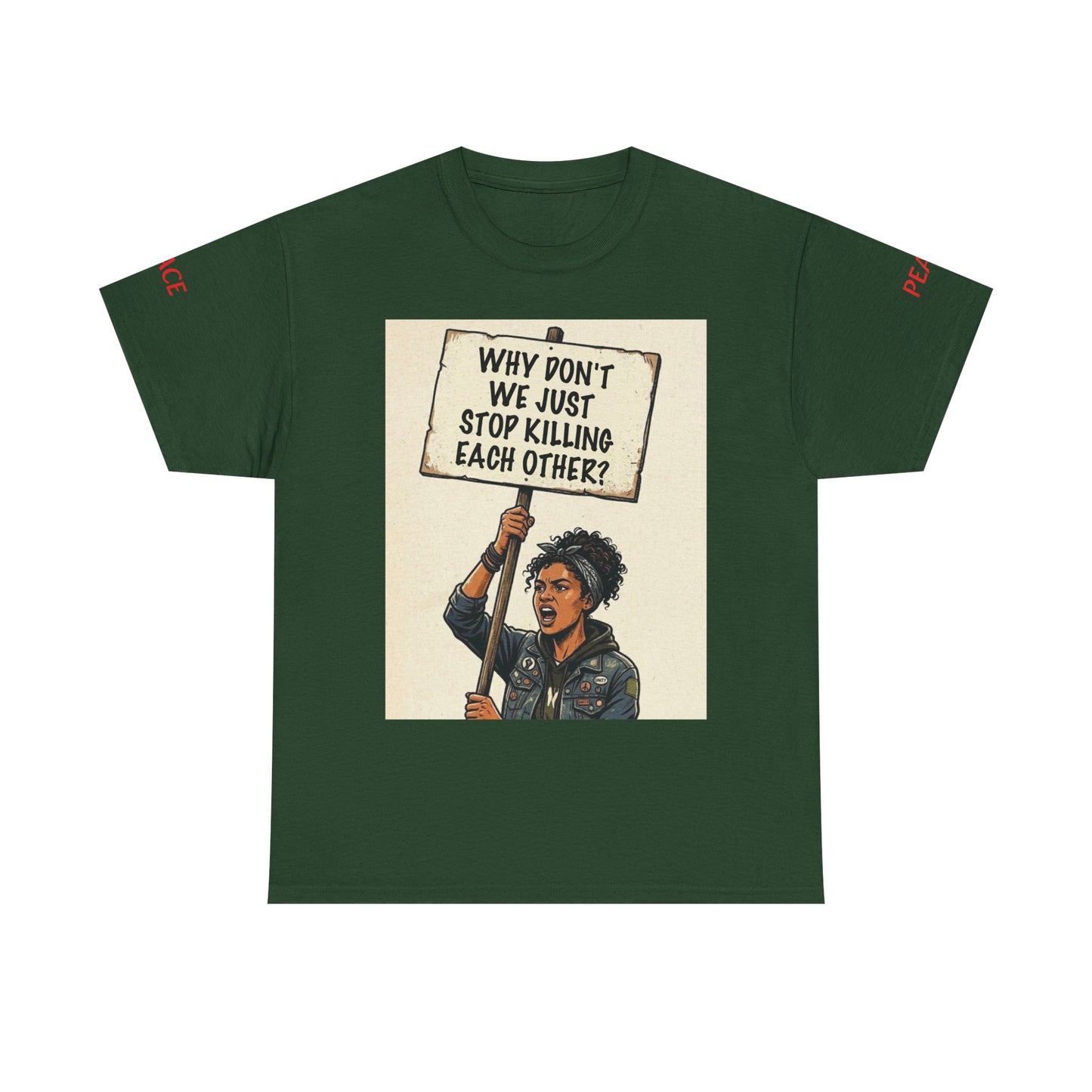 Graphic Tee — "CHOOSE PEACE" Shirt
