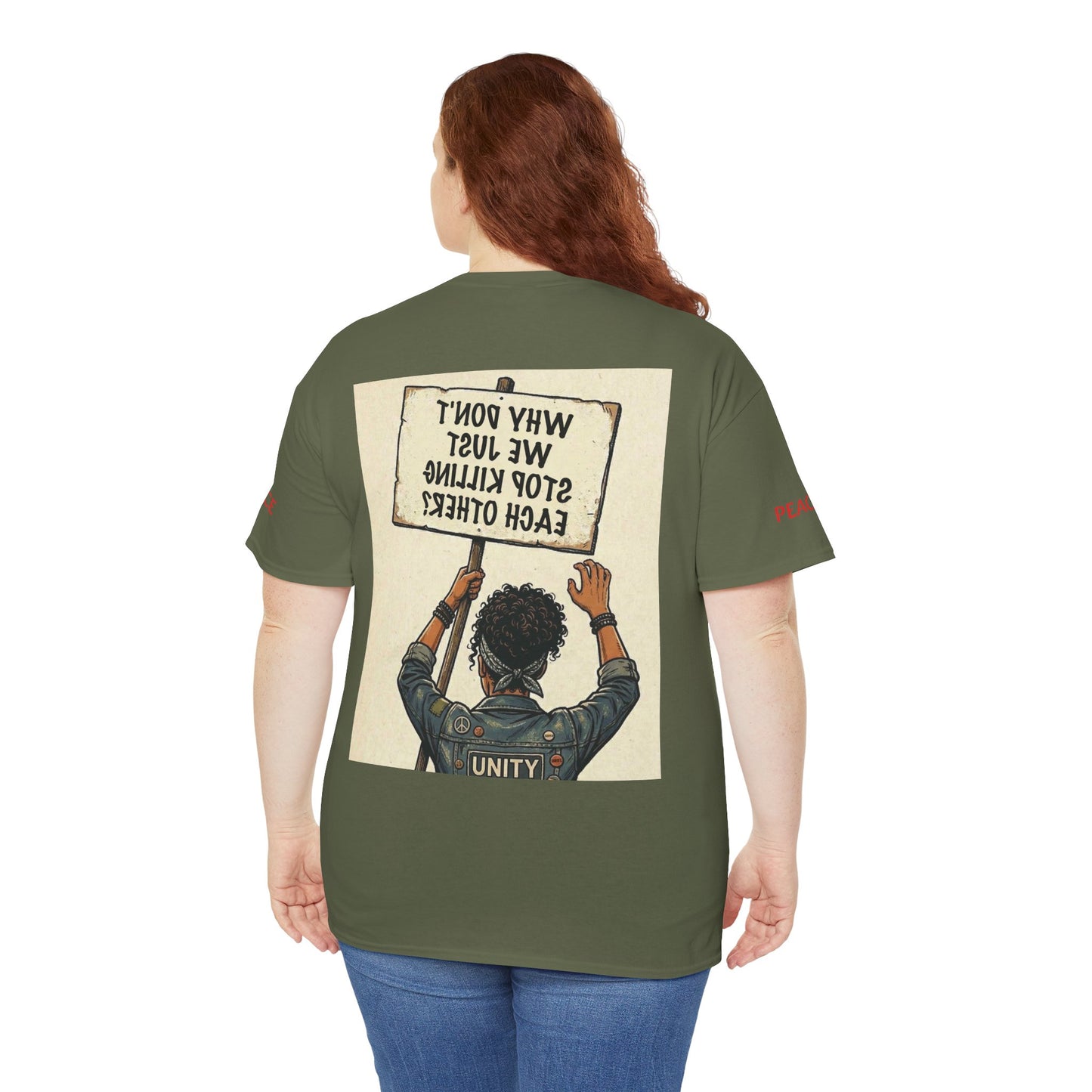 Graphic Tee — "CHOOSE PEACE" Shirt