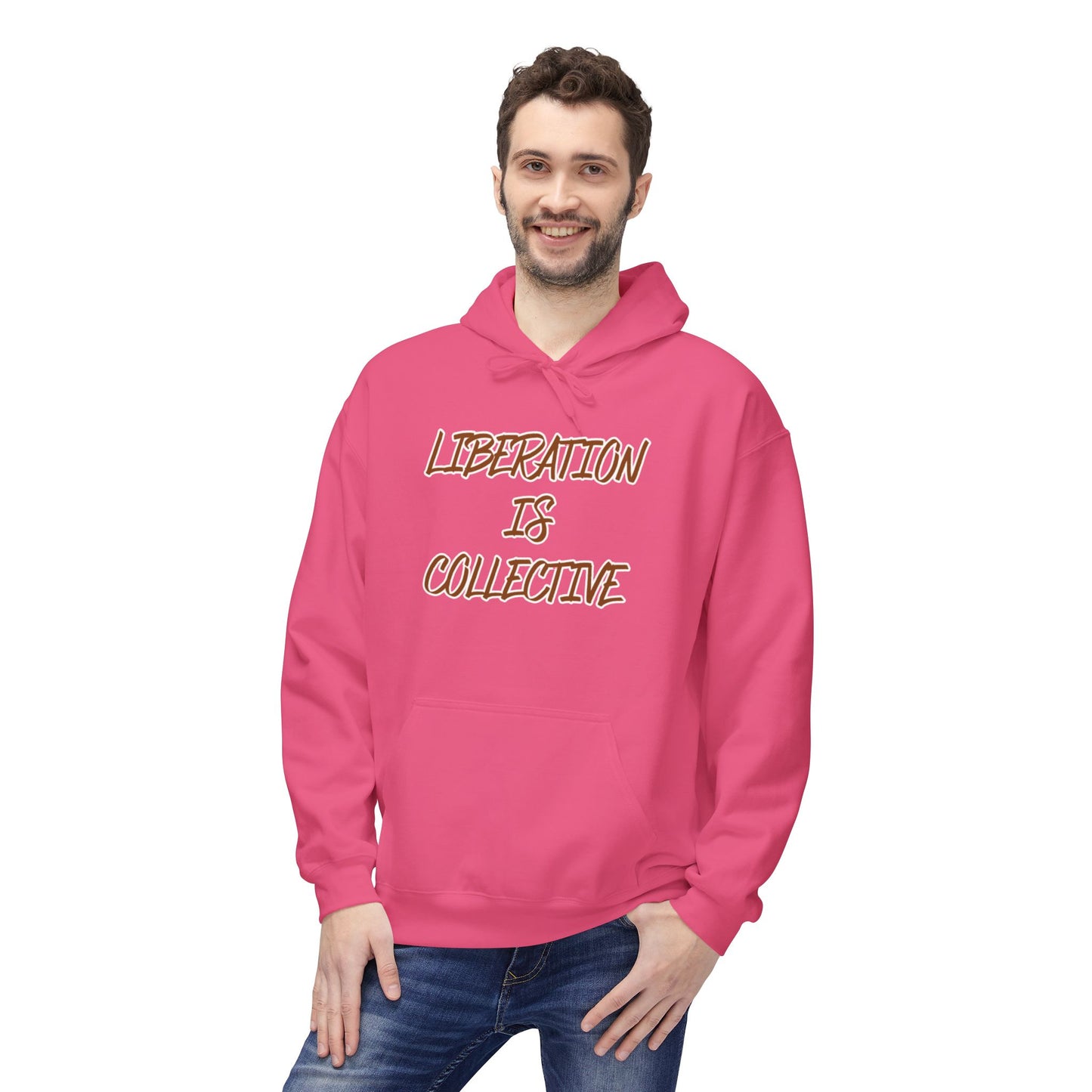 Liberation Is Collective Hoodie — Sunrise Solidarity Graphic Hoodie