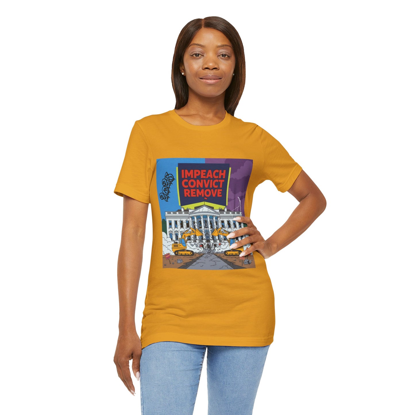 Impeach Convict Remove White House Protest Tee