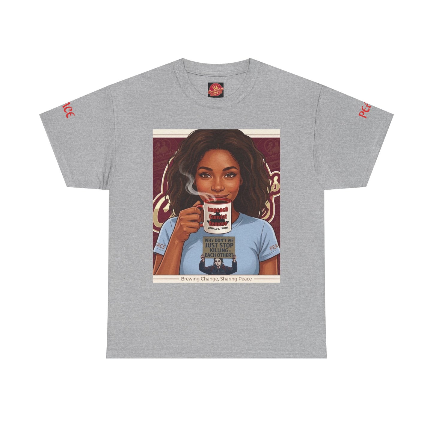 Coffee Lover Tee  "Sharing Change, Sharing Hope"