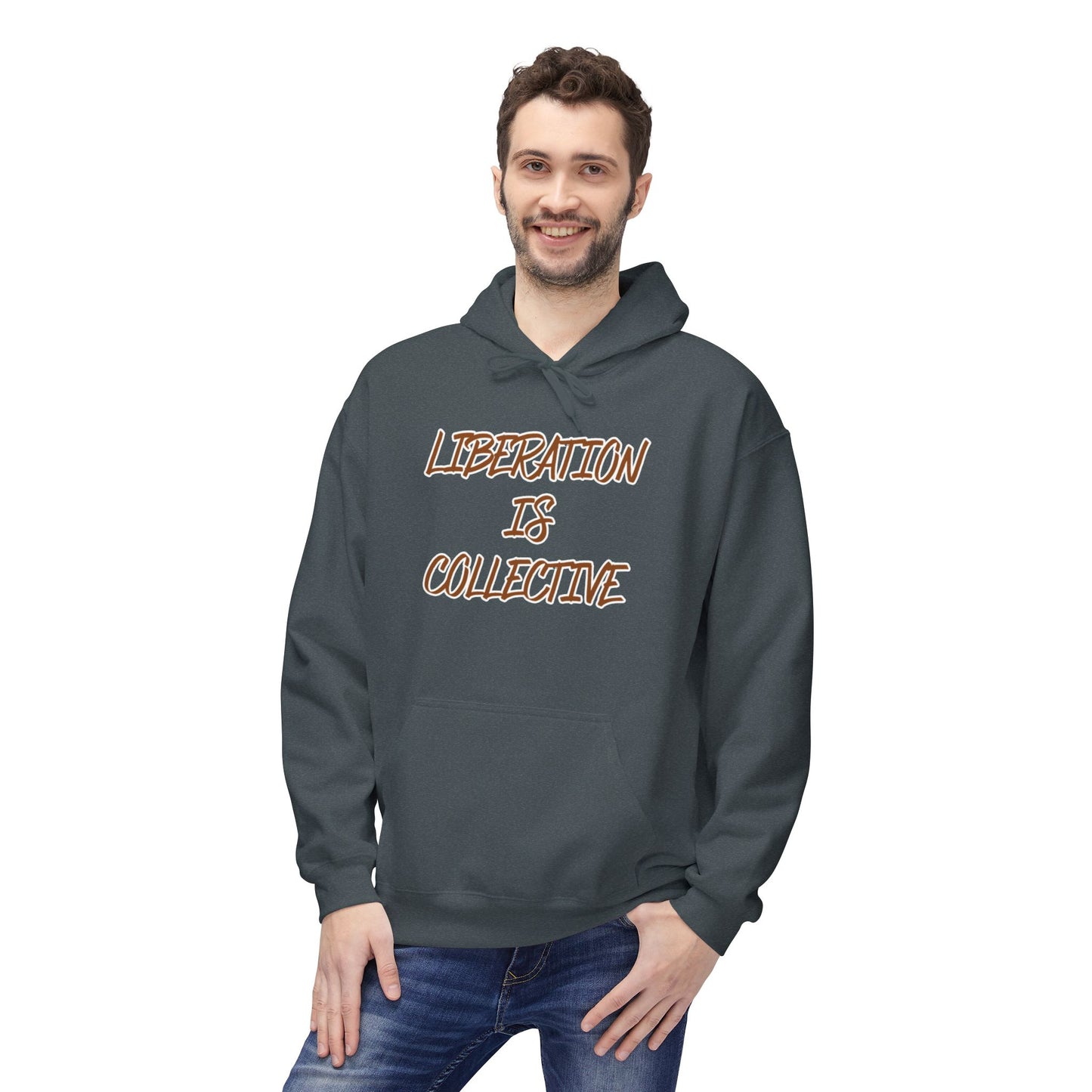 Liberation Is Collective Hoodie — Sunrise Solidarity Graphic Hoodie
