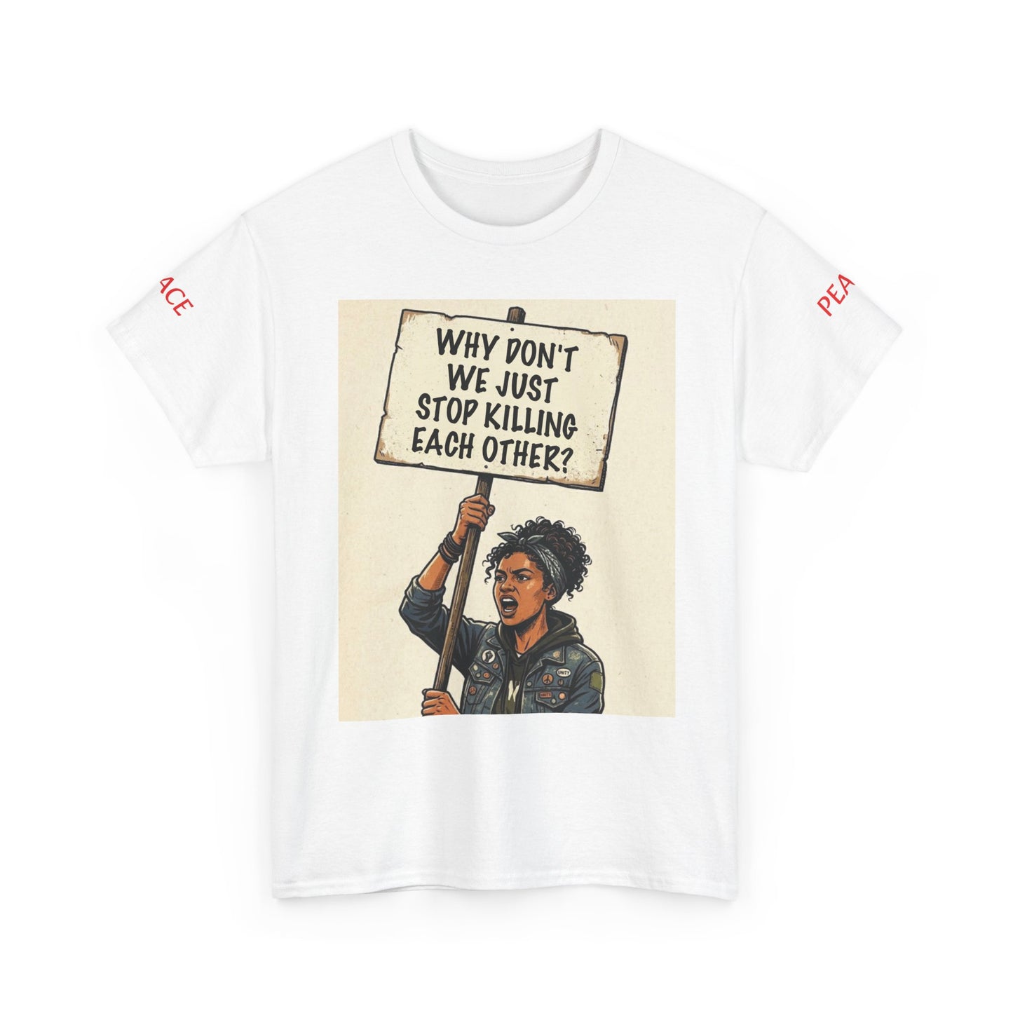 Graphic Tee — "CHOOSE PEACE" Shirt