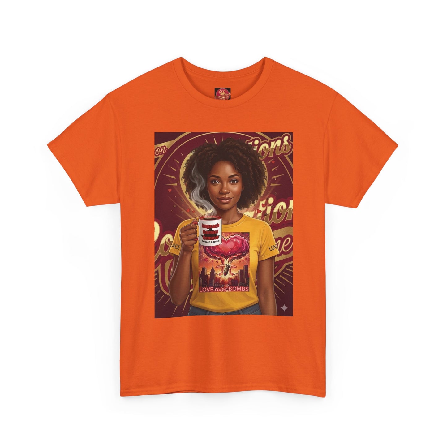 Vintage Coffee /Bombs Vibes Graphic Tee - Retro Aesthetic Unisex Cotton T-Shirt