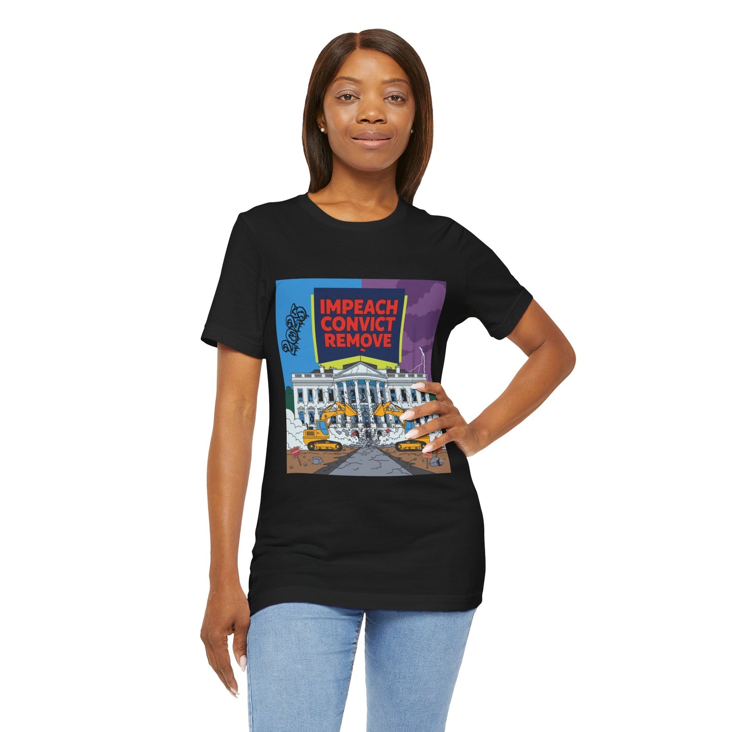 Impeach Convict Remove White House Protest Tee