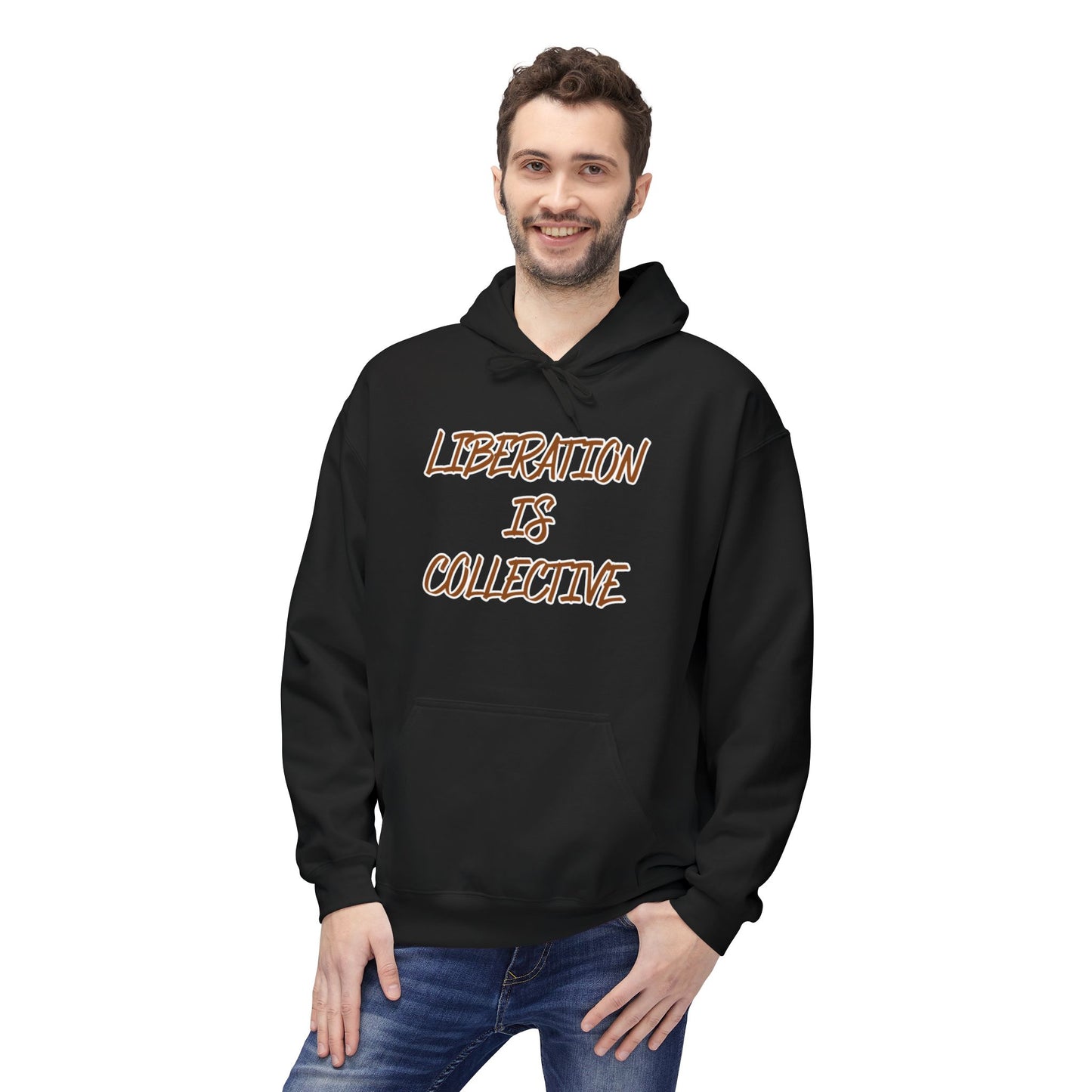 Liberation Is Collective Hoodie — Sunrise Solidarity Graphic Hoodie