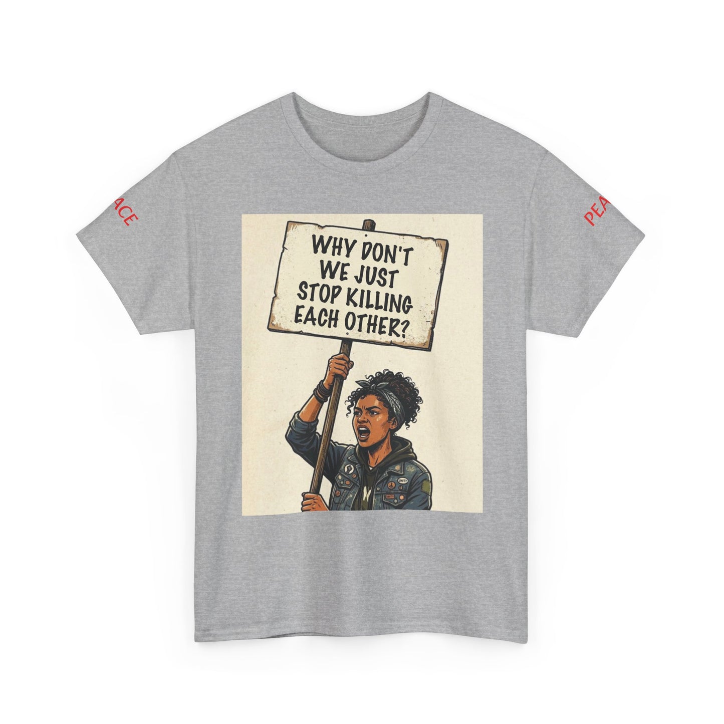 Graphic Tee — "CHOOSE PEACE" Shirt