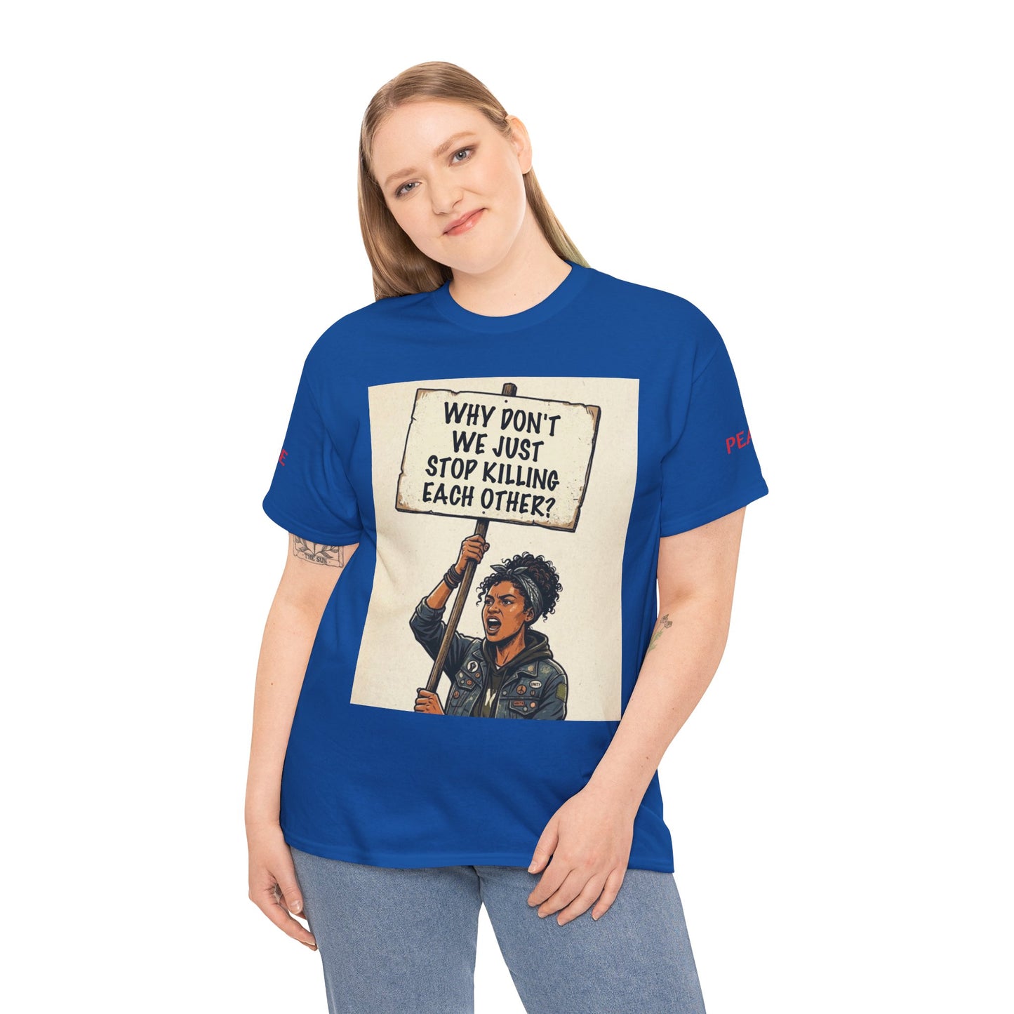 Graphic Tee — "CHOOSE PEACE" Shirt