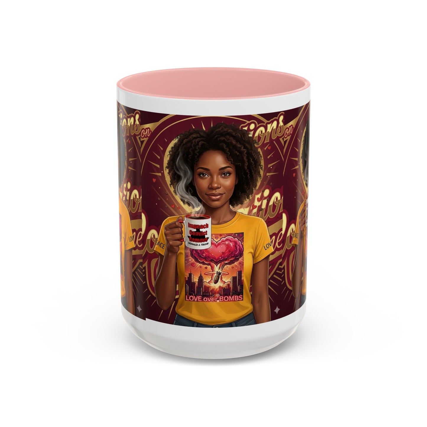 Love Over Bombs- Coffee Mug