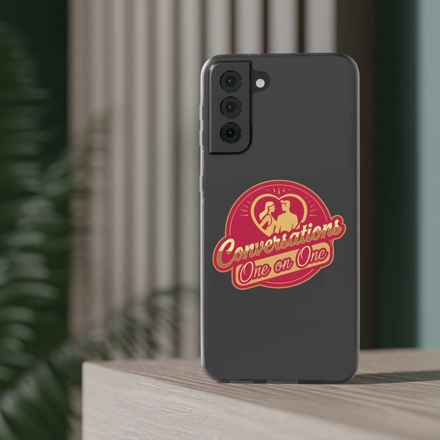 Phone Case — Conversations One on One Retro Phone Case | Slim Matte TPU for iPhone & Samsung