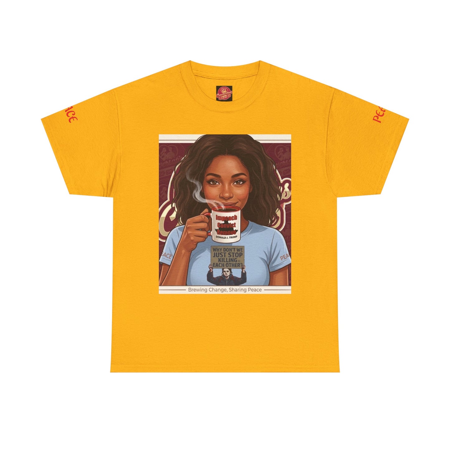 Coffee Lover Tee  "Sharing Change, Sharing Hope"