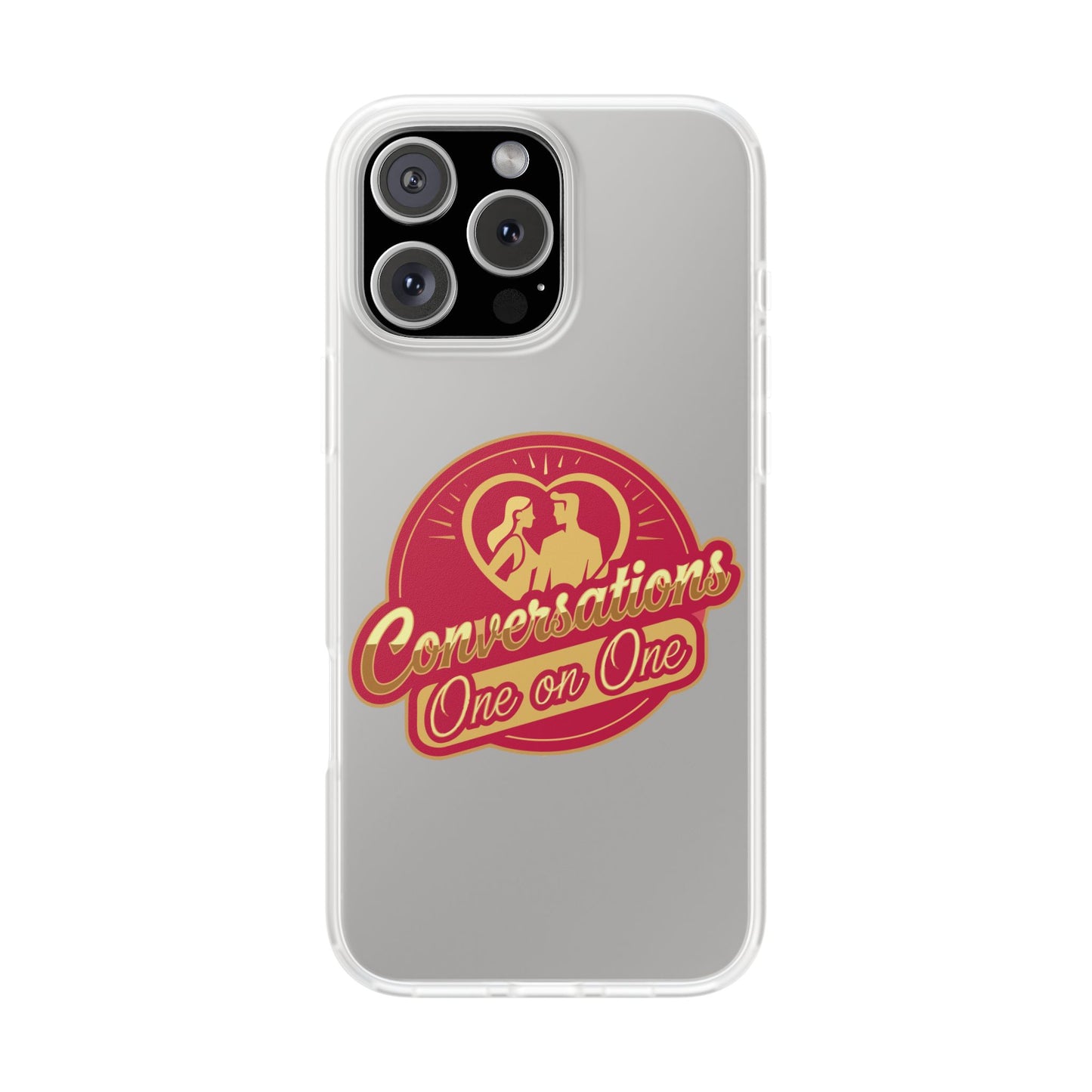 Phone Case — Conversations One on One Retro Phone Case | Slim Matte TPU for iPhone & Samsung