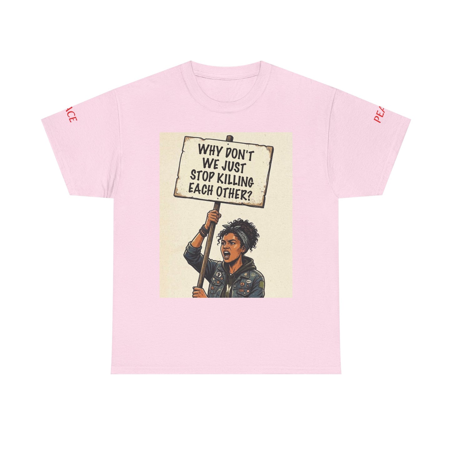 Graphic Tee — "CHOOSE PEACE" Shirt