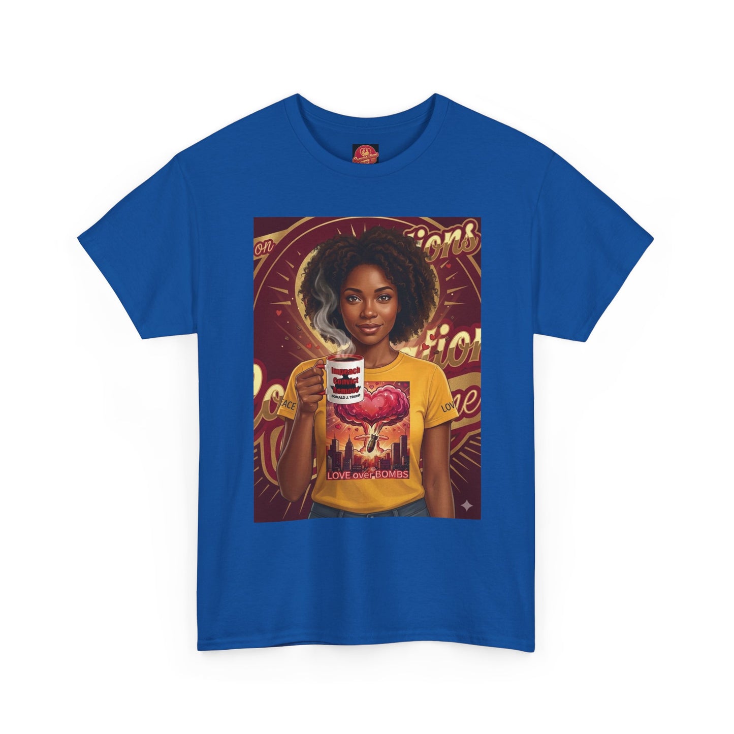 Vintage Coffee /Bombs Vibes Graphic Tee - Retro Aesthetic Unisex Cotton T-Shirt