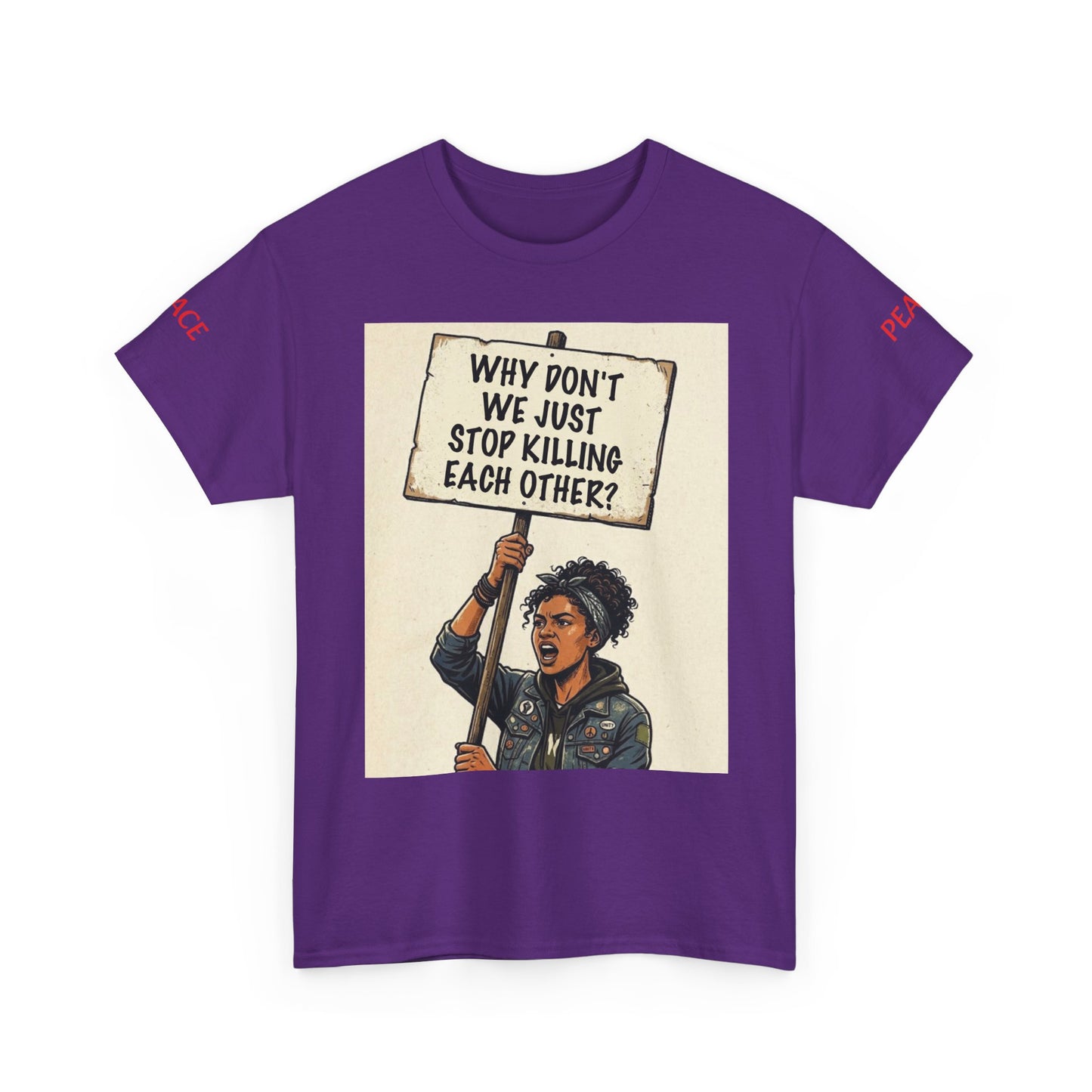 Graphic Tee — "CHOOSE PEACE" Shirt