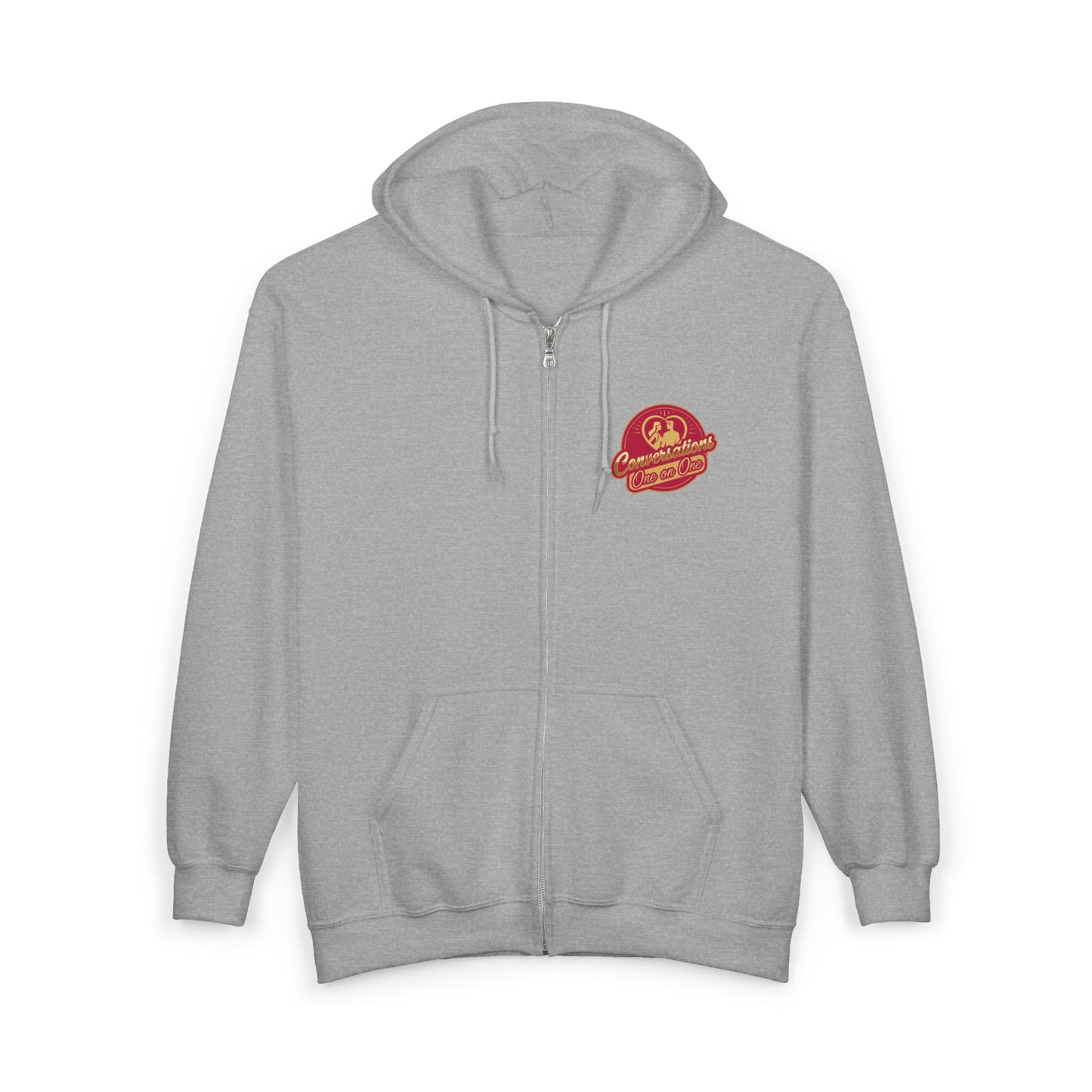 Zip Hoodie — 'Obama Cared' Graphic Full‑Zip Sweatshirt