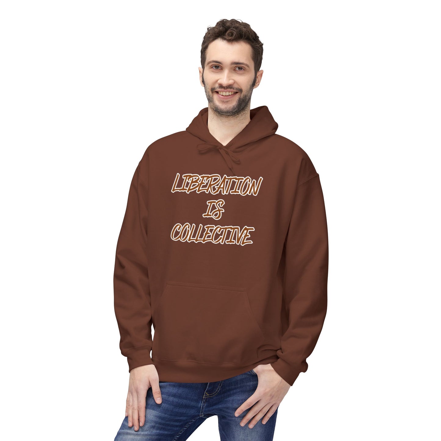 Liberation Is Collective Hoodie — Sunrise Solidarity Graphic Hoodie
