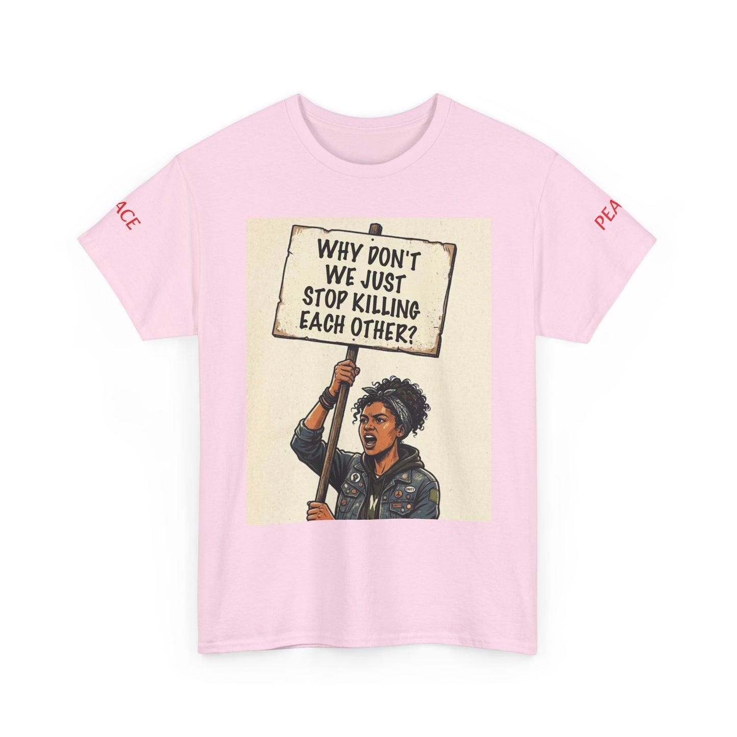 Graphic Tee — "CHOOSE PEACE" Shirt
