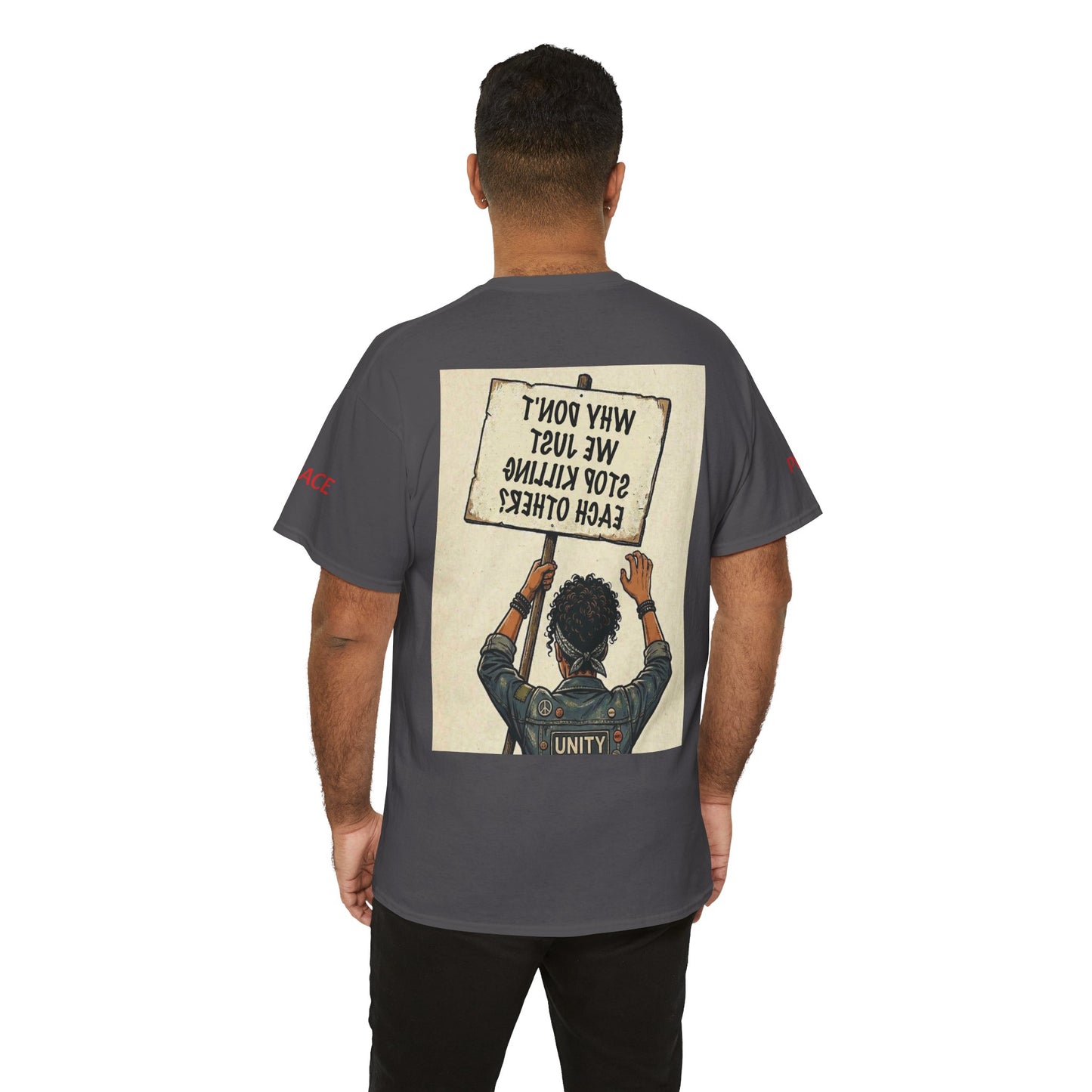 Graphic Tee — "CHOOSE PEACE" Shirt