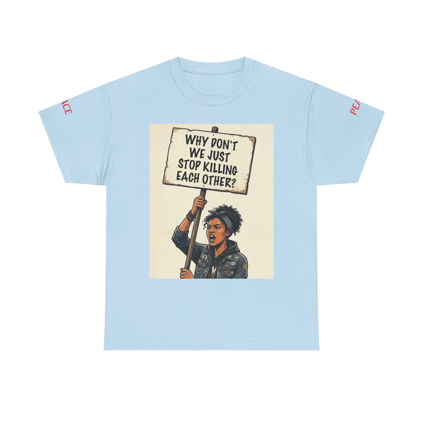 Graphic Tee — "CHOOSE PEACE" Shirt