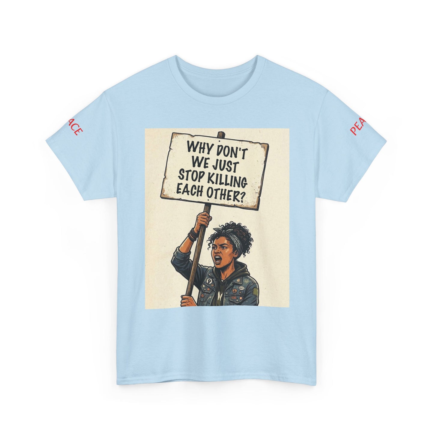 Graphic Tee — "CHOOSE PEACE" Shirt