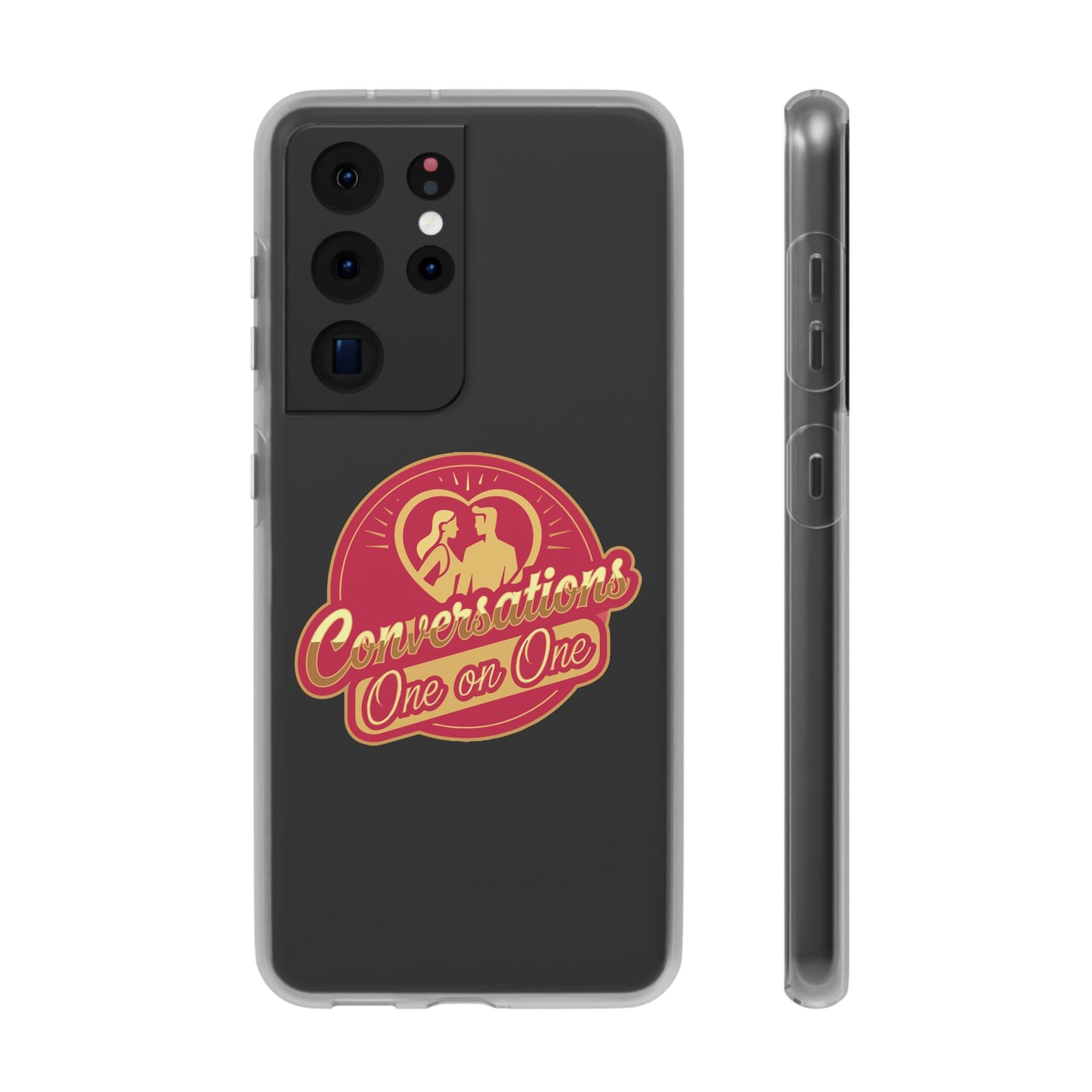 Phone Case — Conversations One on One Retro Phone Case | Slim Matte TPU for iPhone & Samsung