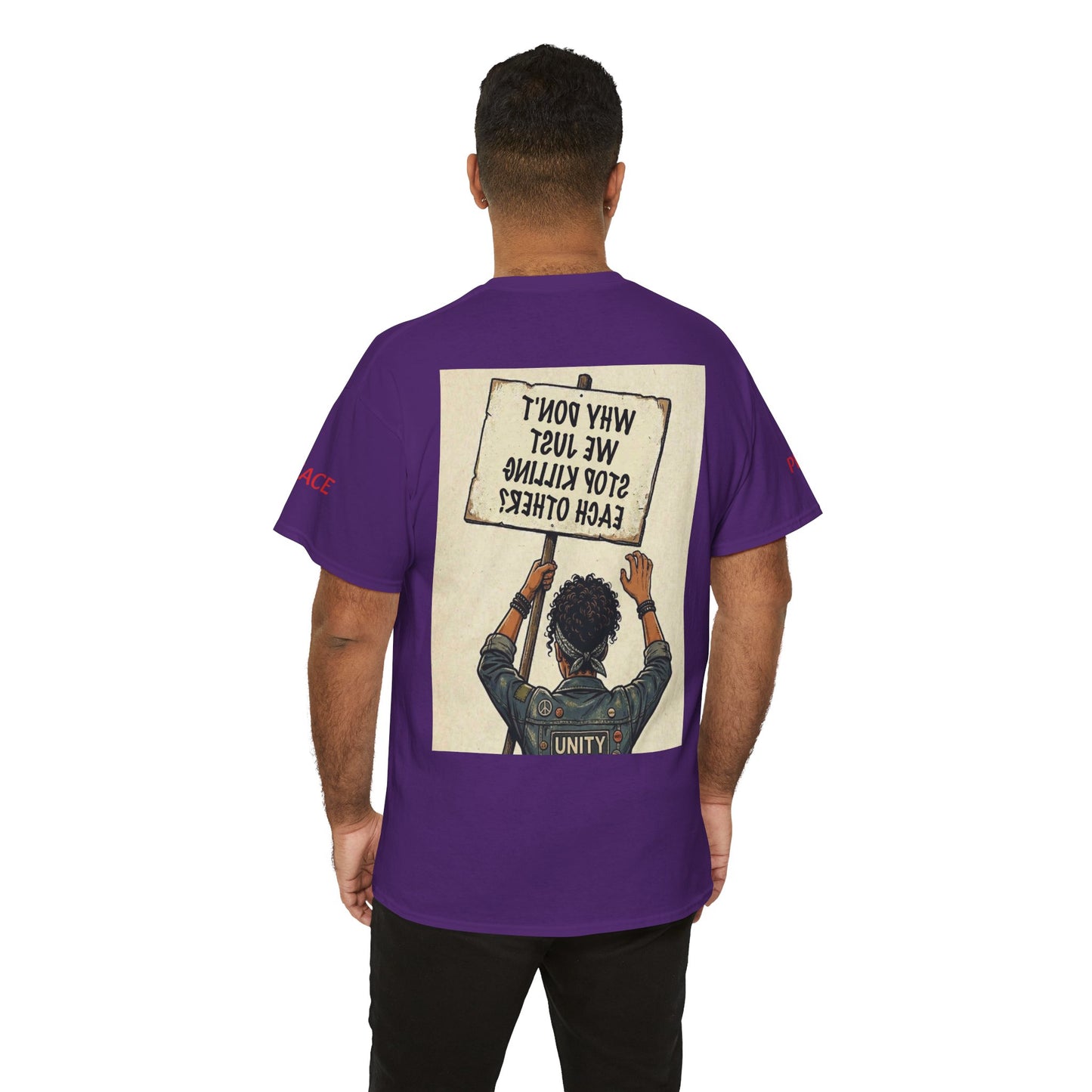 Graphic Tee — "CHOOSE PEACE" Shirt