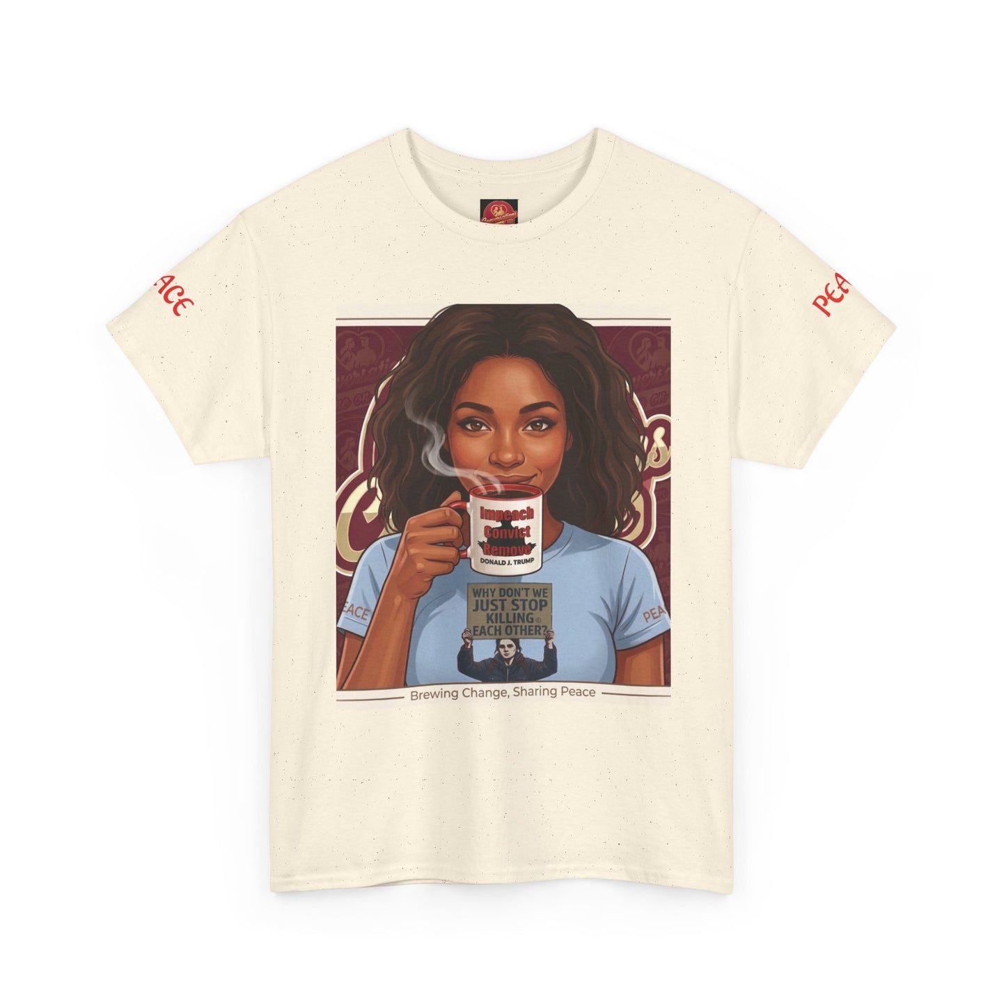 Coffee Lover Tee  "Sharing Change, Sharing Hope"