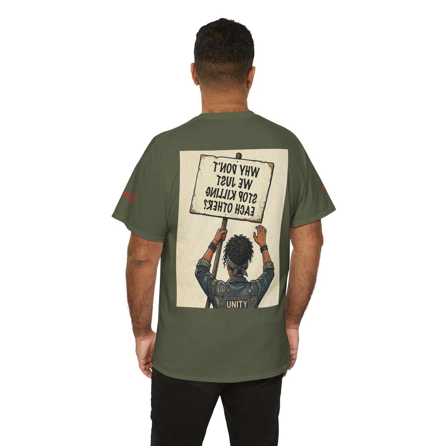 Graphic Tee — "CHOOSE PEACE" Shirt