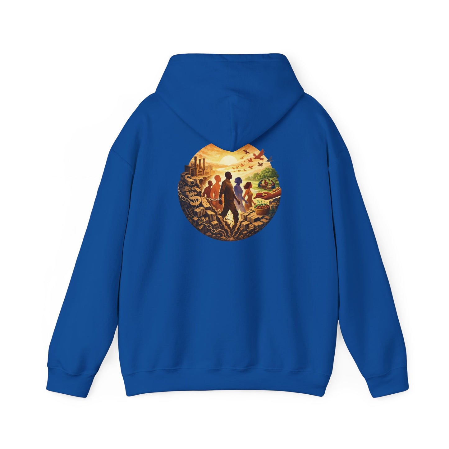 Liberation is Collective Hoodie — "We Move Forward Together" Artwork {Unisex}