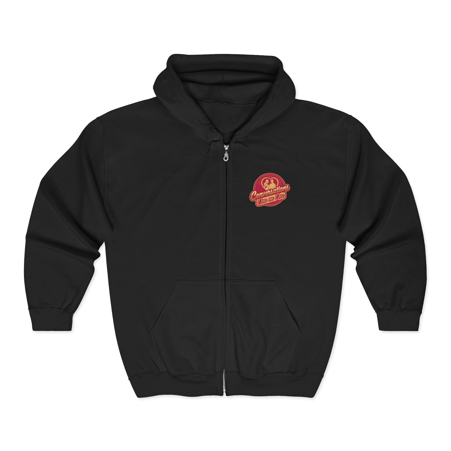 Zip Hoodie — 'Obama Cared' Graphic Full‑Zip Sweatshirt