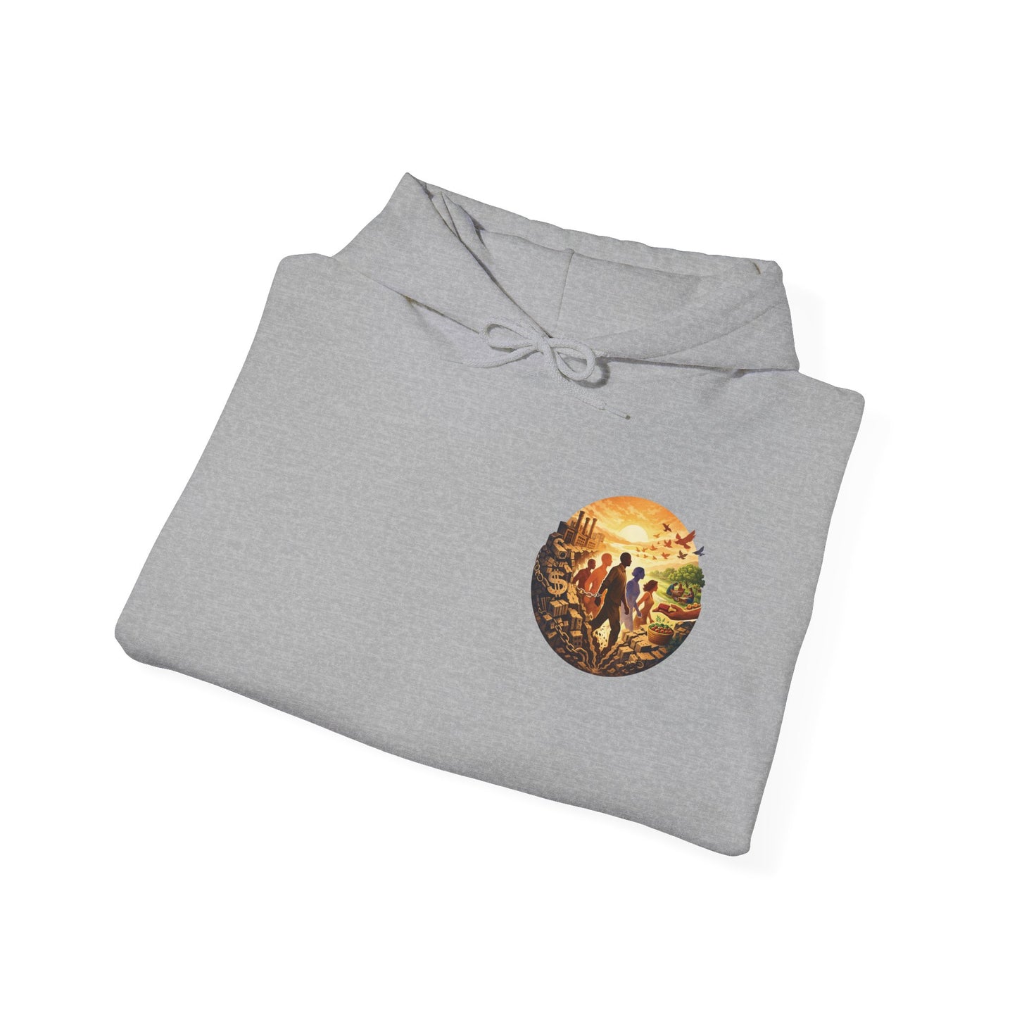 Liberation is Collective Hoodie — "We Move Forward Together" Artwork {Unisex}